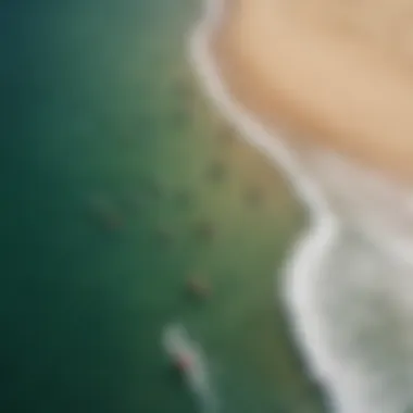 Aerial Shot of Kitesurfers Enjoying the Breeze