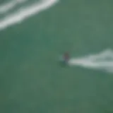 Aerial view of kitesurfers in action in Langebaan