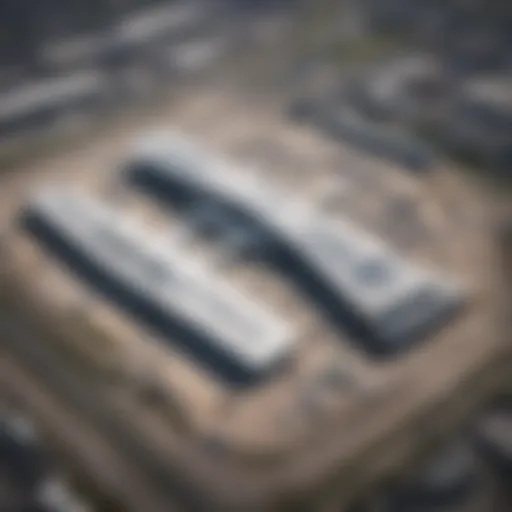 Aerial View of Manchester Airport Terminal