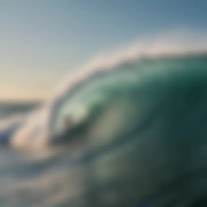 Dynamic waves on Lake Erie ideal for kitesurfing