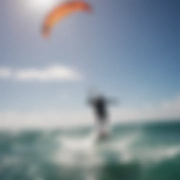 Artistic depiction of versatility in kitesurfing with Cabrinha Switchblade 9m