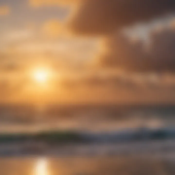 Colorful kites fluttering in the wind against the backdrop of a stunning Aruban sunset