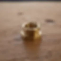 Brass T nuts in construction setting