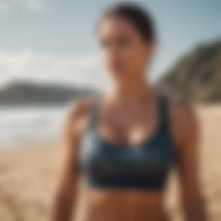 Breathable Fabric Technology Sports Bra