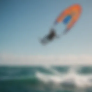 Breathtaking Kiteboarding Stunt