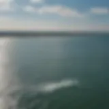 Panoramic view of Buzzards Bay for kitesurfing enthusiasts