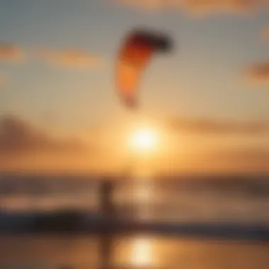 Kite Dance in Sunset