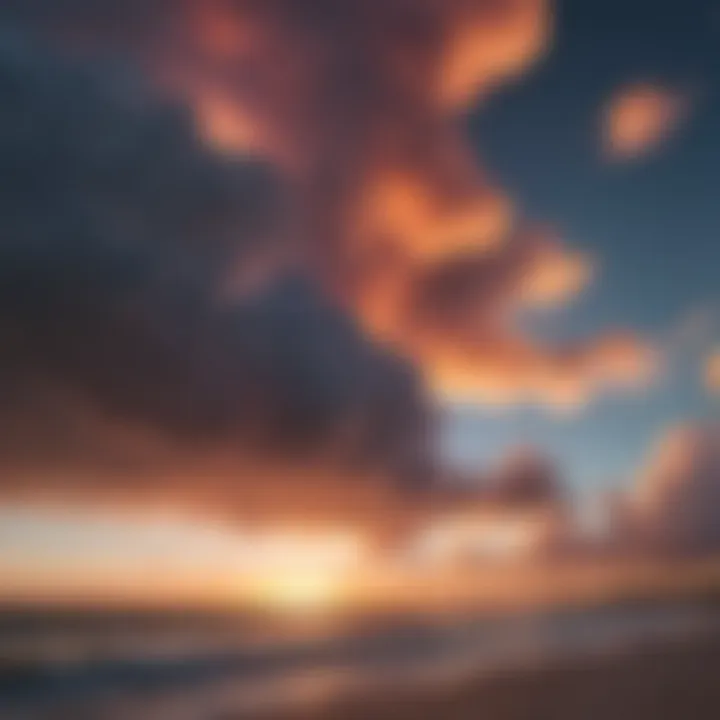 Colorful array of clouds in Boca Grande sky