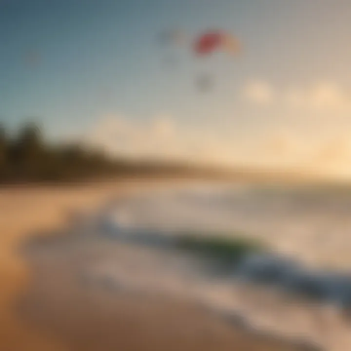 Colorful Kites on Cabarete Beach