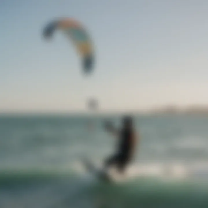 Serene Kiteboarding Lesson Setting in Corpus Christi