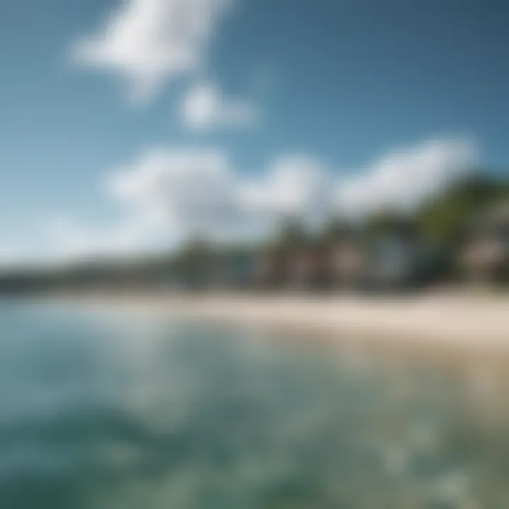 Crystal clear waters of Shacks Beach