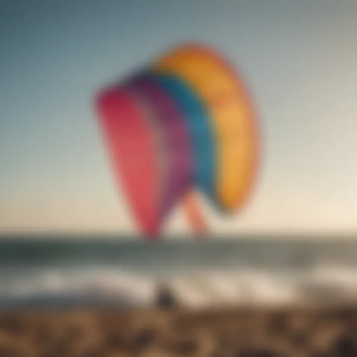 Close-up of a duotone kite showcasing its innovative design