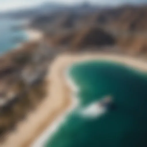 Aerial view of Los Cabos coastline