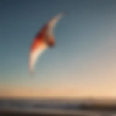 Elegant Cloth Kite Soaring in the Sky