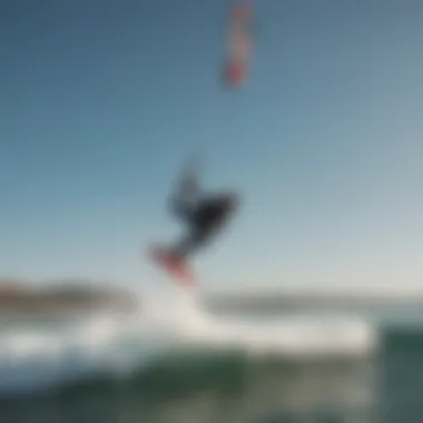 Experienced kitesurfer showcasing skills with Cabrinha Switchblade kite