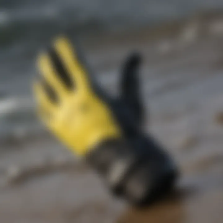 Durable and flexible kevlar infused surfing glove for durability