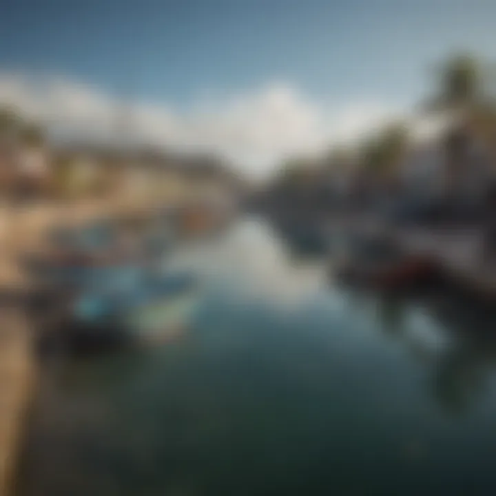 Traditional fishing boats in the harbor of El Pescadero