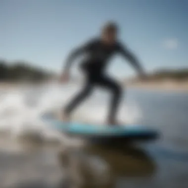 Electric water boogie board showcasing cutting-edge technology