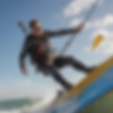 Innovative Aero Camera Attached to Kiteboard