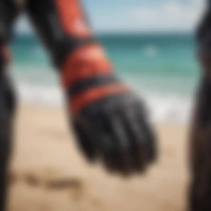 Durable kitesurf gloves offering lasting protection and comfort