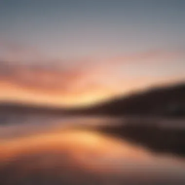 A serene sunset over Jalama Beach, highlighting its tranquil atmosphere after a day of kitesurfing.