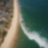 Kitesurfing in San Diego - Aerial View of the Coastline