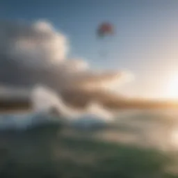 Vibrant kitesurfing scene at Las Barriles beach