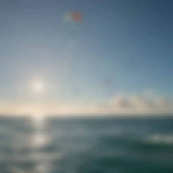 Vibrant kites soaring over the crystal-clear waters of Los Barriles