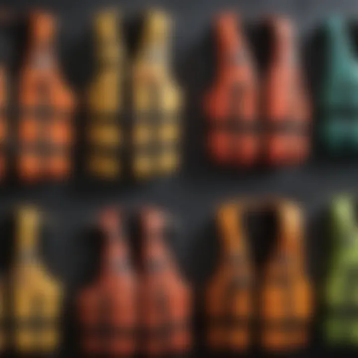 A comparison of different life jackets highlighting their features and aesthetics