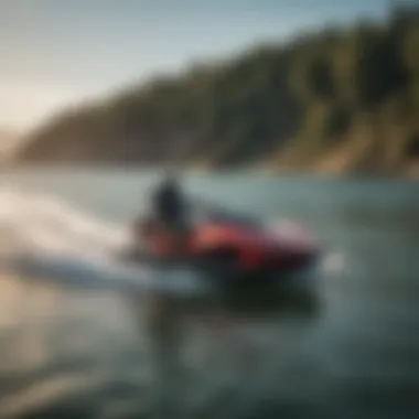 Slingshot Hover Glide on the water showcasing its design