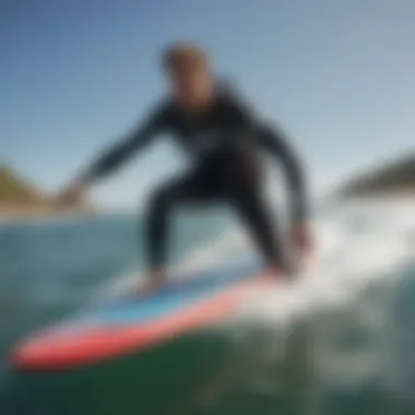 Expert surfer demonstrating advanced technique