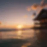 Exquisite Sunset at Beachhouse Fiji