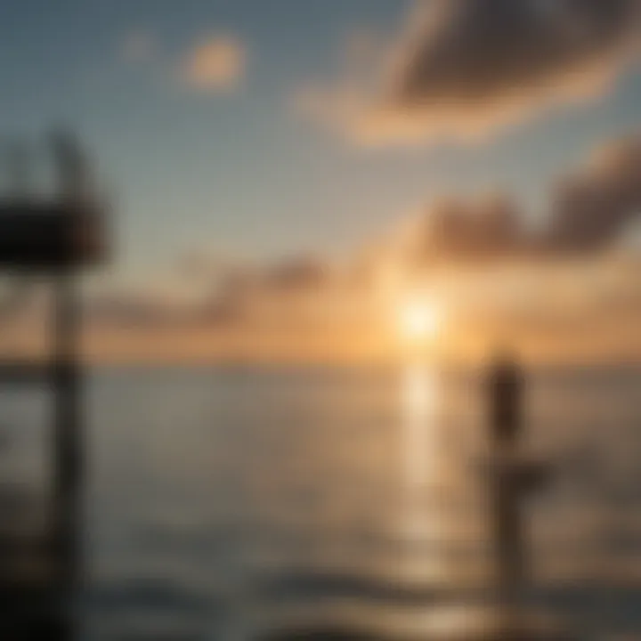 Fishing enthusiast at Lake Worth Pier