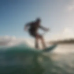 Kitesurfing at Floridana Beach