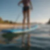 Foil SUP Board in Motion