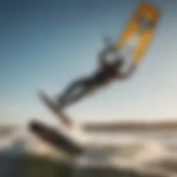 Dynamic force of kiteboarding illustrated