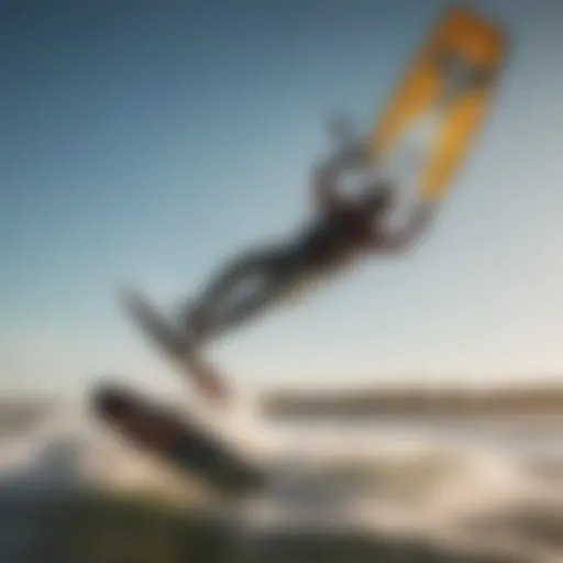 Dynamic force of kiteboarding illustrated