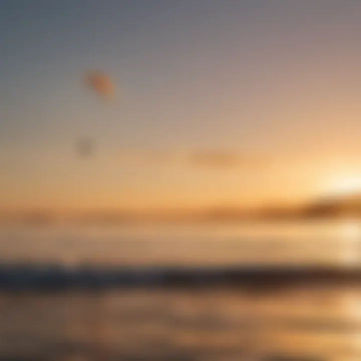 Sunset casting a golden glow over the tranquil waters of Boundry Bay