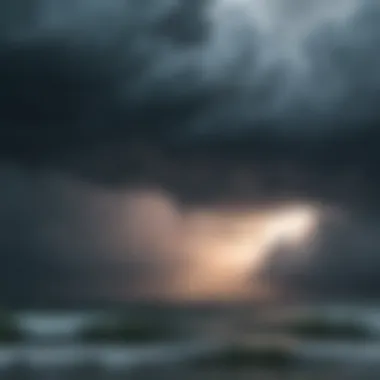 Dramatic Gulf of Mexico Thunderstorm Majestic Thunderstorm Brewing over the Gulf