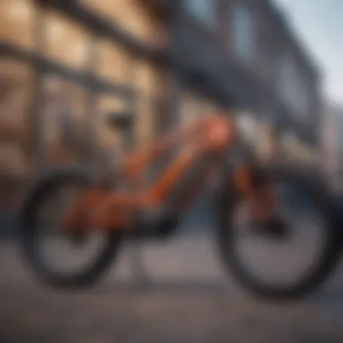 Sleek Haibike Electric Bike in Urban Setting