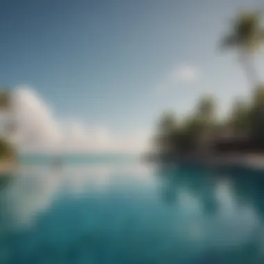 Infinity Pool Overlooking the Pristine Shores at Coconut Bay Beach Resort