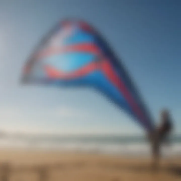 Close-up of Infinity kite technology highlighting durability and design