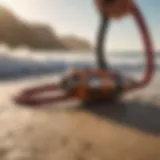 Innovative Coiled Surf Leash Design