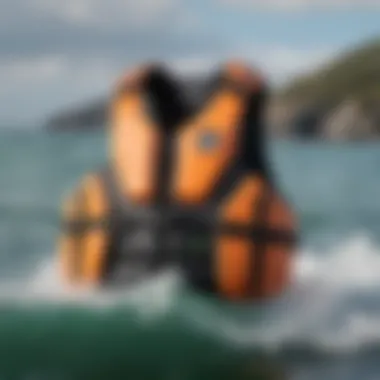 Innovative design of a kitesurfing life vest