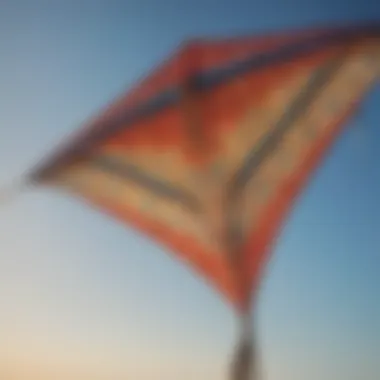 Intricate Traditional Cloth Kite Design Close-Up