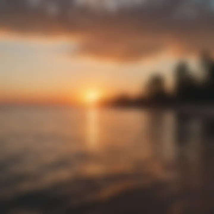 Sunset over Lake Huron at Kettle Point