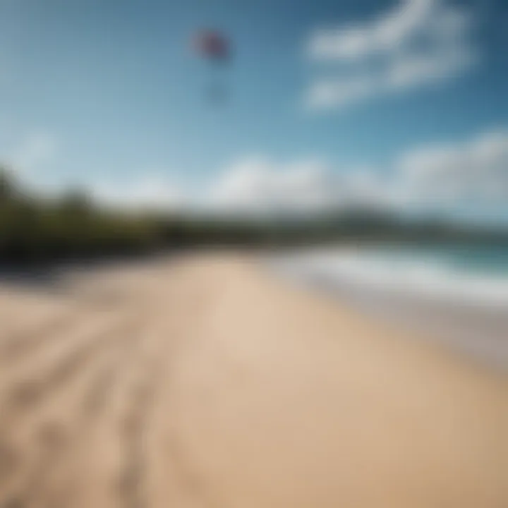 Panoramic view of Kite Beach showcasing its stunning landscape