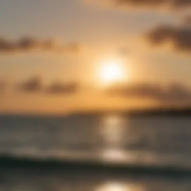 A vibrant sunset over the waters of Key West