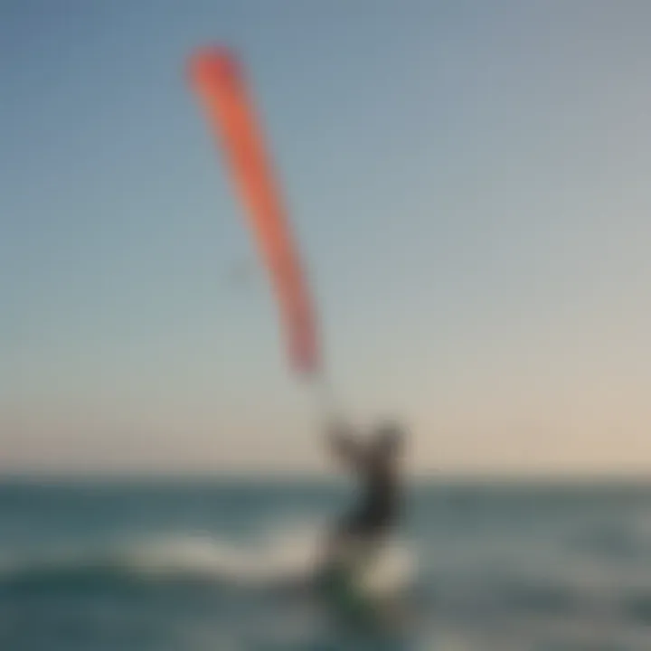 Safety considerations highlighted for using kiteboard bars effectively and securely.