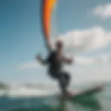 Kiteboarding Trainer in Action